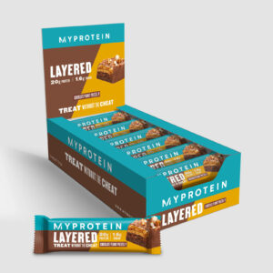 6 Layer Proteinriegel - 12 x 60g - Chocolate Peanut Pretzel