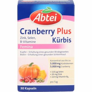ABTEI Kürbis Plus Cranberry Kapseln 30 St.