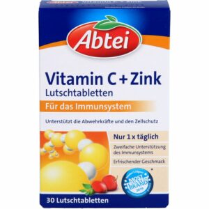 ABTEI Vitamin C plus Zink Lutschtabletten 30 St.