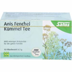 ANIS FENCHEL Kümmel Tee AFeKü Bio Salus Filterbtl. 15 St.