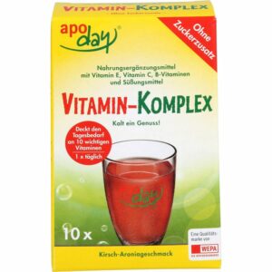 APODAY Vitamin-Komplex Kirsch-Aronia zuckerfr.Plv. 50 g