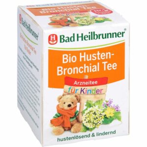 BAD HEILBRUNNER Bio Husten-Bronchial Tee f.Kdr.FB 12 g