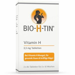 BIO-H-TIN Vitamin H 2,5 mg für 2x12 Wochen Tabl. 168 St.