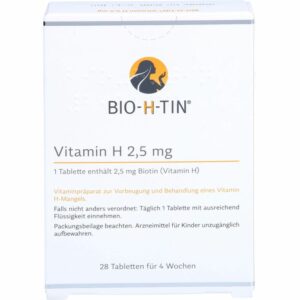 BIO-H-TIN Vitamin H 2,5 mg für 4 Wochen Tabletten 28 St.