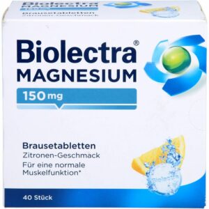 BIOLECTRA Magnesium 150 mg Zitrone Brausetabletten 40 St.