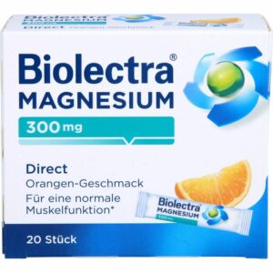 BIOLECTRA Magnesium 300 mg Direct Orange Sticks 20 St.