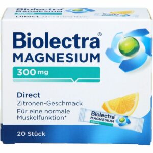 BIOLECTRA Magnesium 300 mg Direct Zitrone Sticks 20 St.