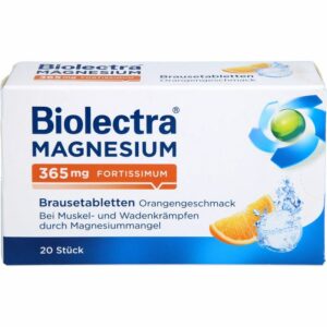 BIOLECTRA Magnesium 365 mg fortissimum Orange 20 St.