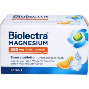 BIOLECTRA Magnesium 365 mg fortissimum Orange 40 St.