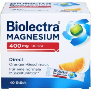 BIOLECTRA Magnesium 400 mg ultra Direct Orange 40 St.