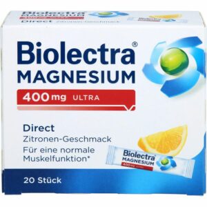 BIOLECTRA Magnesium 400 mg ultra Direct Zitrone 20 St.
