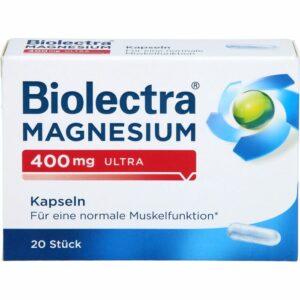 BIOLECTRA Magnesium 400 mg ultra Kapseln 20 St.