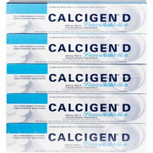 CALCIGEN D 600 mg/400 I.E. Brausetabletten 100 St.