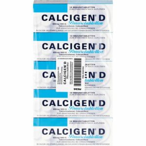 CALCIGEN D 600 mg/400 I.E. Brausetabletten 50 St.