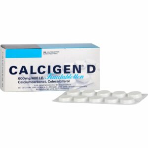 CALCIGEN D 600 mg/400 I.E. Kautabletten 100 St.