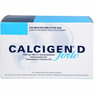 CALCIGEN D forte 1000 mg/880 I.E. Brausetabletten 120 St.