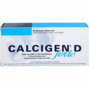CALCIGEN D forte 1000 mg/880 I.E. Brausetabletten 40 St.