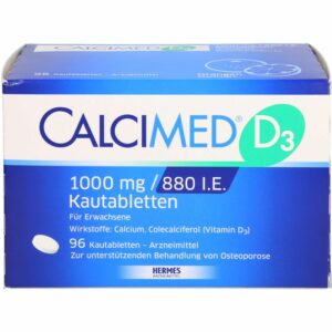 CALCIMED D3 1000 mg/880 I.E. Kautabletten 96 St.