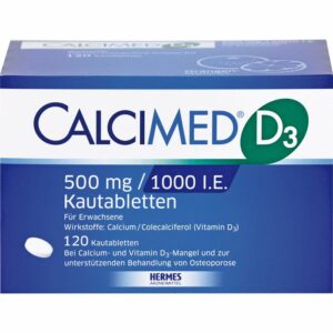 CALCIMED D3 500 mg/1000 I.E. Kautabletten 120 St.