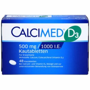 CALCIMED D3 500 mg/1000 I.E. Kautabletten 48 St.