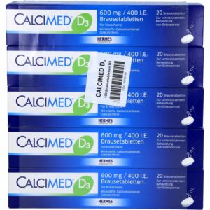 CALCIMED D3 600 mg/400 I.E. Brausetabletten 100 St.