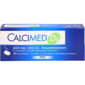 CALCIMED D3 600 mg/400 I.E. Brausetabletten 40 St.