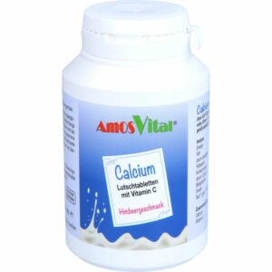 CALCIUM 200 mg+Vitamin C 30 mg AmosVital Lutsch. 50 St.