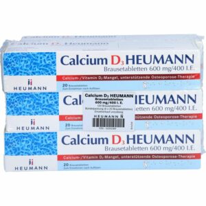 CALCIUM D3 Heumann Brausetabletten 600 mg/400 I.E. 120 St.