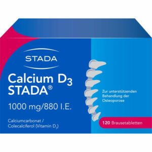 CALCIUM D3 STADA 1000 mg/880 I.E. Brausetabletten 120 St.