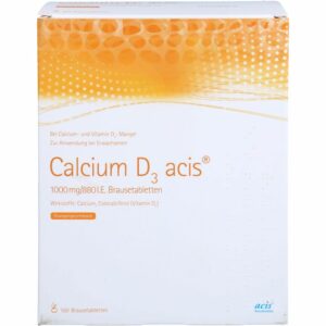 CALCIUM D3 acis 1000 mg/880 I.E. Brausetabletten 100 St.