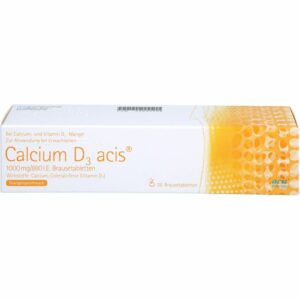 CALCIUM D3 acis 1000 mg/880 I.E. Brausetabletten 20 St.