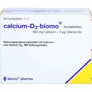 CALCIUM-D3-biomo Kautabletten 500+D 50 St.