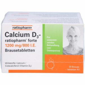 CALCIUM D3-ratiopharm forte Brausetabletten 40 St.