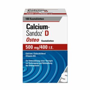 CALCIUM SANDOZ D Osteo 500 mg/400 I.E. Kautabl. 100 St.