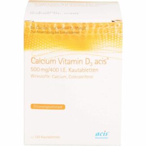 CALCIUM VITAMIN D3 acis 500 mg/400 I.E. Kautabl. 120 St.
