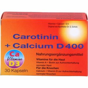 CAROTININ+Calcium D 400 Kapseln 30 St.