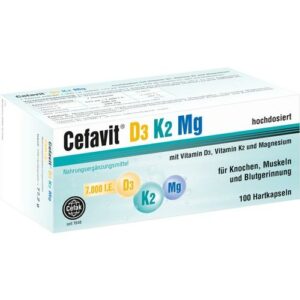 CEFAVIT D3 K2 Mg 7.000 I.E. Hartkapseln 100 St.