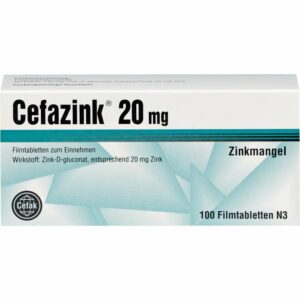 CEFAZINK 20 mg Filmtabletten 100 St.