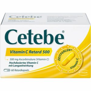 CETEBE Vitamin C Retardkapseln 500 mg 60 St.