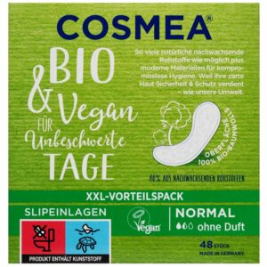 Cosmea Bio Comfort Slipeinlagen Normal ohne Duft 48 Stück
