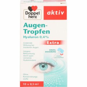 DOPPELHERZ Augen-Tropfen Hyaluron 0,4% Extra 5 ml