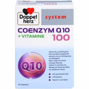 DOPPELHERZ Coenzym Q10 100+Vitamine system Kapseln 60 St.