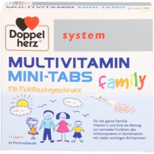 DOPPELHERZ Multivitamin Mini-Tabs family system 20 St.