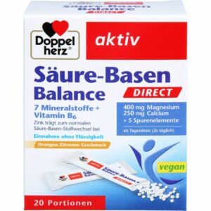 DOPPELHERZ Säure-Basen Balance DIRECT Pellets 20 St.