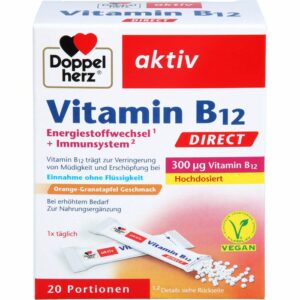 DOPPELHERZ Vitamin B12 DIRECT Pellets 20 St.