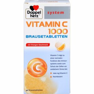 DOPPELHERZ Vitamin C 1000 system Brausetabletten 40 St.