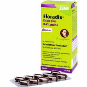 FLORADIX Eisen plus B-Vitamine Kapseln 40 St.