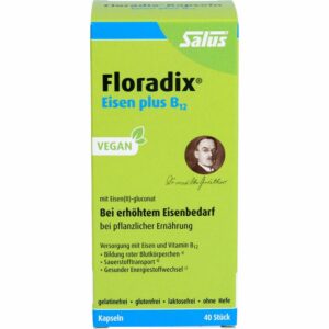 FLORADIX Eisen plus B12 vegan Kapseln 40 St.