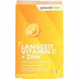 GESUND LEBEN Langzeit Vitamin C+Zink Kapseln 60 St.
