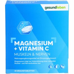 GESUND LEBEN Magnesium+Vitamin C Brausetabletten 30 St.